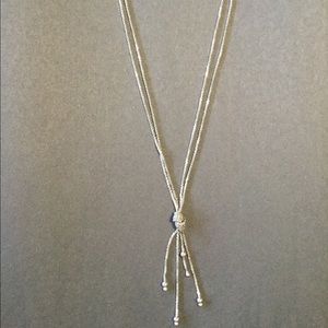 Silpada Sterling Silver Knotted Necklace